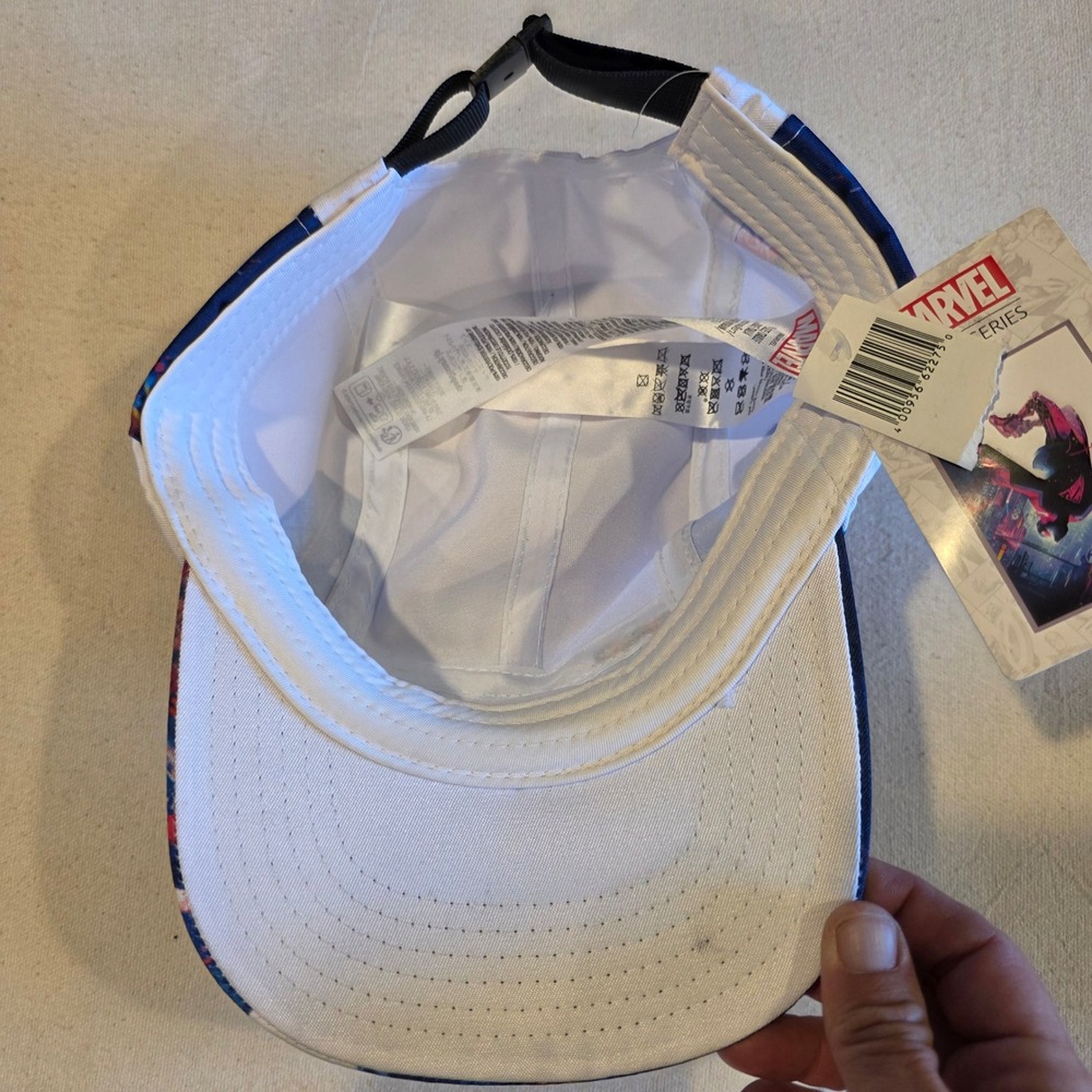 Marvel Artist Series Spider-Man Hat Mateus Manhanini Disney 5-Panel Camper Cap - Picture 5 of 8